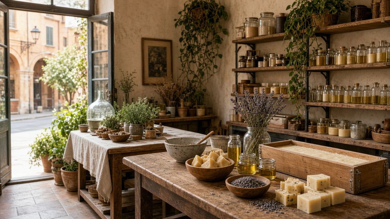 Soap-making craft workshop story image